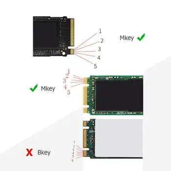 GUDGA Nvme Adapteris M. 2 PCI-E3.0 Pridėti kortos PCI Express 1X Klavišą M Jungtis, Skirta Pjesė kasybos 2230 2242 2260 2280 M2 NVME SSD
