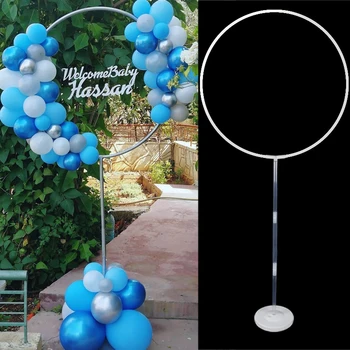 Apvalus balionas stovi arch balionai vainikas žiedas, vestuvių dekoravimas baby shower vaikams gimtadienius, Kalėdų Ballon garliava