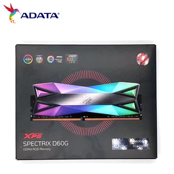 ADATA XPG D60 RGB KOMPIUTERIO Darbalaukį Atminties RAM Memoria Modulis 16GB(8GBx2) DDR4 PC4 3200MHz 3600MHz DIMM Kompiuteriui