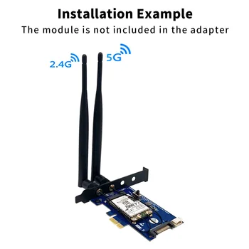 PCI-E WiFi Adapteris 