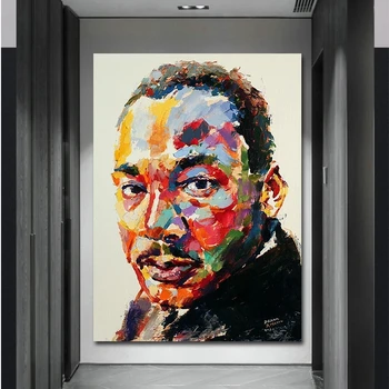 Drobės Paveikslai, Nuotraukos Martin Luther King Jr Tapybos spauda ant Drobės, Nuotraukos ant Sienos Menas, Plakatų ir grafikos Namų Dekoro