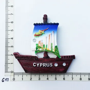 Kipras, Virtų Dešrų, Šaldytuvo Magnetų, Europos Turizmo Atminimo Suvenyrų Magnetinio Šaldytuvas Lipduku Kolekcija Rankdarbių Dovana Kipras