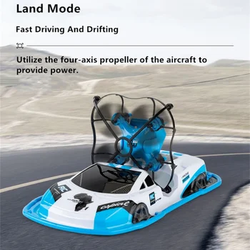 3 1. RC Nepilotuojamų Oro, Žemės, vandens Trijų Modelio Nuotolinio Valdymo Plaukioja 360 Laipsnių Roll Orlaivių Nutolimas Automobilių RC žaislo Valtis Vaikų Dovanų