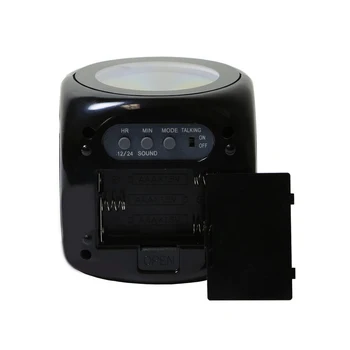 Naujų Kūrybinių Dėmesį Projekcijos Ekranas Backlight LED Projektorius Namų Laikrodis, Skaitmeninis Oro LCD Atidėti Laikrodžio Varpas Signalizacijos