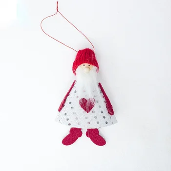 Kalėdų Medžiaga Lėlės Pakabukas Naujųjų Metų Namų Dekoracijas Mini Kalėdų Eglutė Dekoras Angel Doll Lašas Ornamentu Aksesuarai Dovanos