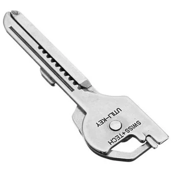 Kišenėje Tiekėjas Įrankiai 6 1 Utili-Raktas Mini Multitool paketų prižiūrėtojų raktinę key chain kempingas išgyvenimo gelbėjimo kišenėje tiekėjas Išgyvenimo Gelbėjimo Įrankis