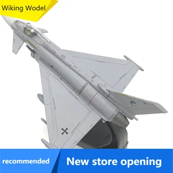 Į 1/100 Eurofighter Typhoon EF2000 yra modeliuojama imituojant lydinio lėktuvas naikintuvas iš Luftwaffe
