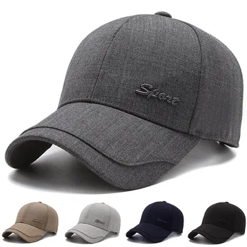 Hat vyrų pavasarį ir rudenį juodą beisbolo kepuraitę vyrų sunku skrybėlę lauko sporto, laisvalaikio joker saulės skrybėlę