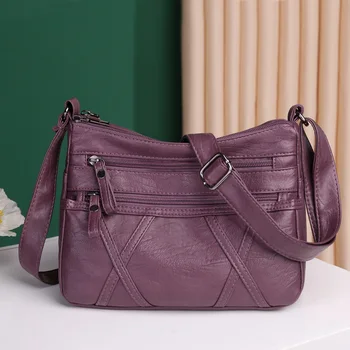 Moterų Dizaineris Prabanga Rankinės 2021Fashion Aukštos kokybės Minkštos Odos krepšiai Moterų Rankinės Multi-pocket Petį Krepšys