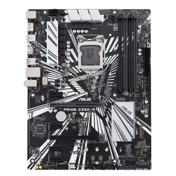 LGA 1151 Asus PRIME Z390-P pagrindinės Plokštės Core i9/i7/i5/i3 DDR4 64GB PCI-E 3.0 M. 2 SSD CrossFireX 