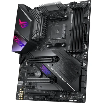 Lizdas AM4 Asus ROG STRIX X570-E ŽAIDIMŲ Plokštė DDR4 128 GB PCI-E 4.0 CrossFireX Display Port X570 Placa-Mãe ATX