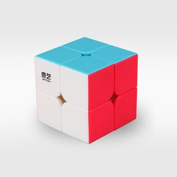 QIYI Apšviesti S 2x2 Magic Cube Streso Atsarginiais Švietimo Žaislas Vaikams, Sklandžiai Greitis Kubo Aukštos Kokybės Neocubes Cubo Magico