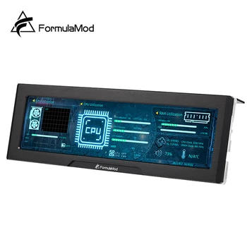 FormulaMod Fm-XSQ Išorės Plėtra Ekranas 8.8 Colių Didelės Raiškos LCD Ekranas PC CPU Aparatūros Temperatūrą, Stebėti ARGB