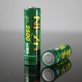 Galingas 4pcs 1,5 v 1.6 v aa 2500mWh įkraunamos Ni-Zn baterija+4pcs aaa1000mWh1.6 v įkrovimo baterija (akumuliatorius+1pcs įkroviklis