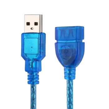 1/1.5/2/3-M Anti-trukdžių USB 2.0 Extension Cable USB 2.0 Male, kad USB2.0 Moterų Pratęsimo Duomenų Sinchronizavimo Laidas Laidas Mėlyna Standartas
