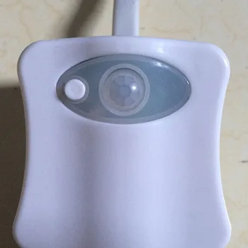 Smart Vonios kambarys, Tualetas naktinė lempa LED Kūno Judesio Aktyvuota On/Off Sėdynės Jutiklis Lempos 8 įvairiaspalviais Tualetas lempos karšto