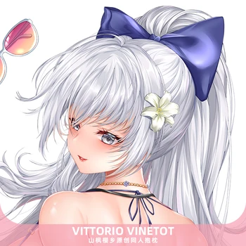 Anime Žaidimas RN Vittorio Veneto Azur Lane Dakimakura Kūno Hugging Pagalvės užvalkalą Otaku Loli Pagalvė Pagalvėlės Dangtis Dovanos
