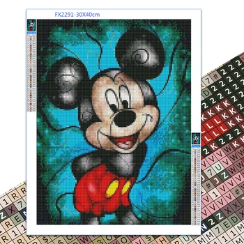 Disney 5D Diamond Tapybos Mickey ir Minnie 
