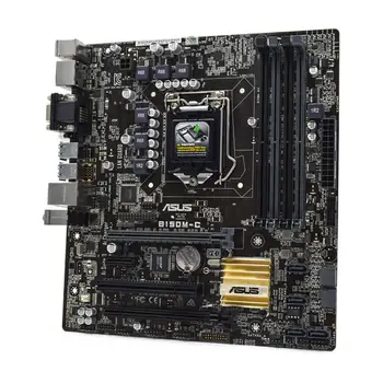 ASUS B150M-C Intel B150 B150M DDR4 LGA 1151 Paramos Core i3-6098P i5-6500T cpu SATA 3 USB 3.0 PCI-E X16 Darbastalio Plokštė