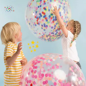 Spalvingų balionų, konfeti, skaidrus, 12 cm, 20 vienetų, naudojama vakarėliams, vestuvėms, gimtadieniams, kūdikių dušai