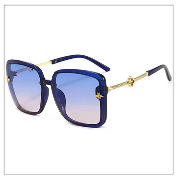 2019 Negabaritinių Akiniai nuo saulės Moterims Prekės ženklo Dizaineris Retro Saulės akiniai Atspalvių Akinius, akinius nuo saulės, moteris